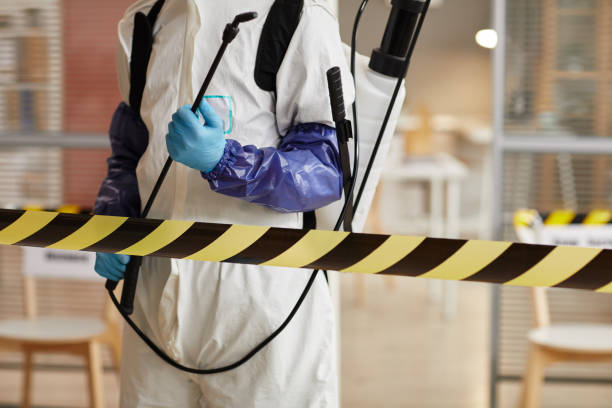 Professional Blood Cleanup technician working in Caldwell, NJ